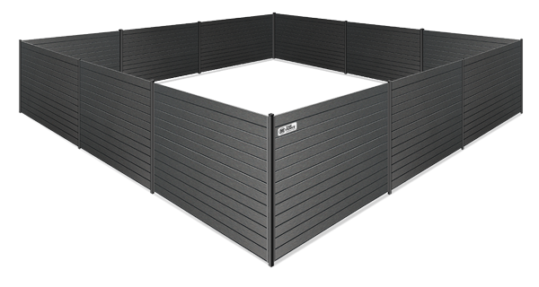 Avimore fence graphic showing 4 connecting sides