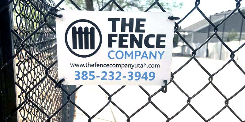 Black Chain Link fence company in Salt Lake City