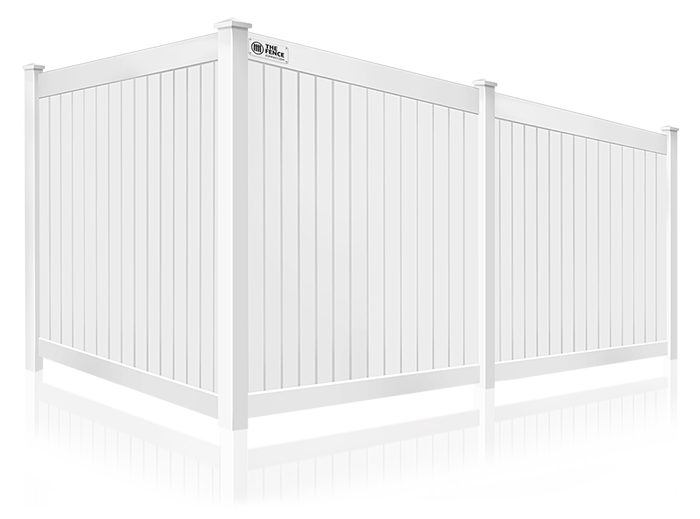 Graphic representation of a commercial vinyl fence panel 