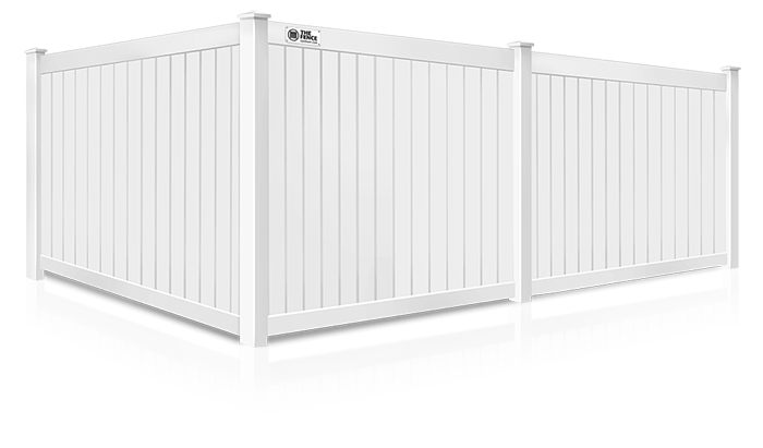 Graphic representation of a standard vinyl privacy fence panel