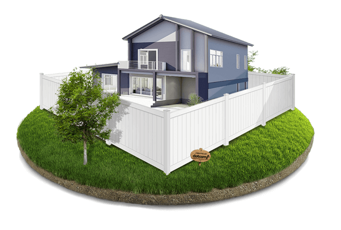 Residential fence installation