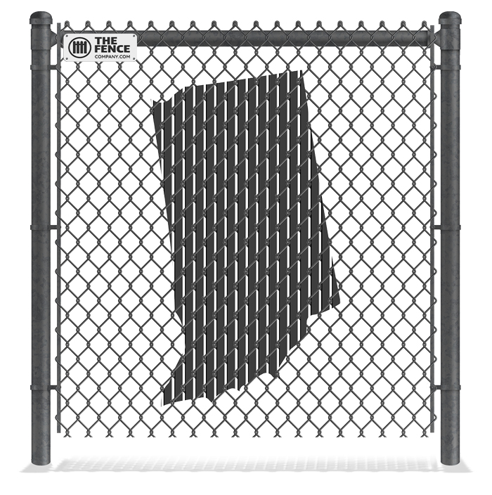 Indiana map with chain link fence in front of it