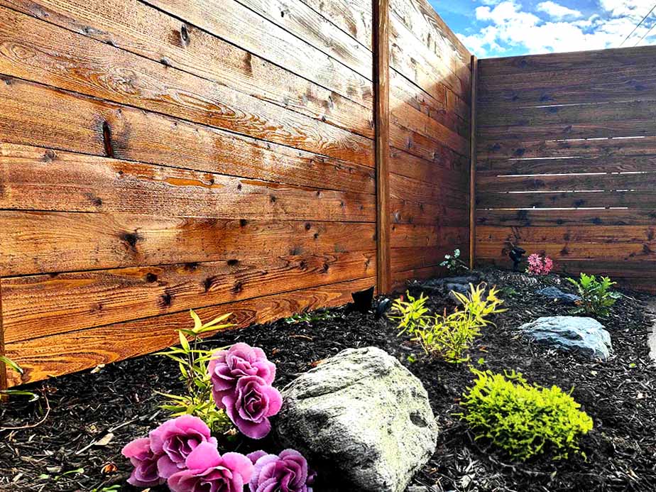 wood fence Hurricane Utah